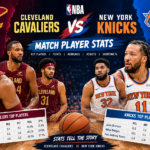 Cleveland Cavaliers vs Knicks Match Player Stats